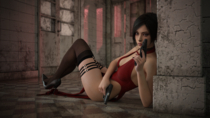 3D Ada_Wong Resident_Evil Stocking // 3840x2160 // 6.7MB // png