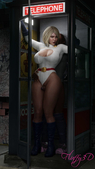 3D Animated Blender DC_Comics Fluffy_3D Power_Girl // 720x1280, 11.3s // 3.1MB // webm