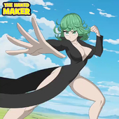 Animated One_Punch_Man Sound THE_NAKED_MAKER Tatsumaki // 720x720, 9.3s // 658.6KB // mp4