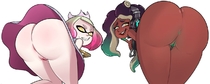 Octoling Pearl_(Splatoon) Splatoon marina_ida // 1280x511 // 59.9KB // jpg