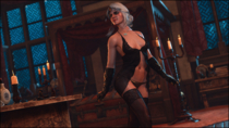 3D Ciri The_Witcher_3:_Wild_Hunt Tomoganim // 3840x2160 // 10.0MB // png