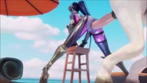 Animated Overwatch TheBartender Widowmaker // 3840x2160 // 1.8MB // webm