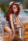 3D League_of_Legends Miss_Fortune sevenbees // 2200x3200 // 555.4KB // jpg