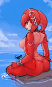 Mipha The_Legend_of_Zelda The_Legend_of_Zelda_Breath_of_the_Wild grimsby hemlockgrimsby // 950x1561 // 1.1MB // png