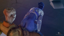 3D Animated Asari Liara_T'Soni Mass_Effect Source_Filmmaker darktronicksfm // 1280x720, 15s // 9.8MB // webm