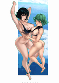 Fubuki One_Punch_Man Tatsumaki dandonfuga // 3400x4808 // 738.8KB // jpg