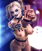 3D Batman_(Series) DC_Comics Harley_Quinn hyartik // 1750x2160 // 536.5KB // jpg