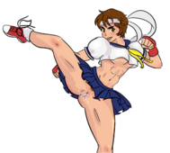 Mistersnackypuss Sakura_Kasugano Street_Fighter // 1280x1151 // 471.0KB // png