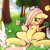 Fluttershy My_Little_Pony_Friendship_Is_Magic lumineko // 750x750 // 639.6KB // png