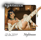 Overwatch Pharah nightmoon // 2350x2300 // 3.6MB // png