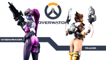 3D Overwatch Source_Filmmaker Tracer Widowmaker azubinode // 1920x1080 // 1.1MB // png