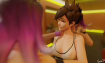 Naras Overwatch Sombra Tracer // 4000x2400 // 33.8MB // png