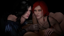 3D Source_Filmmaker The_Witcher_3:_Wild_Hunt Triss_Merigold Yennefer // 3840x2160 // 1.2MB // jpg