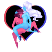 Ruby_(Steven_Universe) Sapphire_(Steven_Universe) Steven_Universe sexyshoujo // 1280x1280 // 501.0KB // png