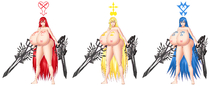 BlueBullPen Kairi Kingdom_Hearts namine xion // 4387x1800 // 2.3MB // png