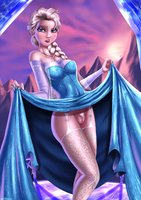 Disney_(series) Elsa_the_Snow_Queen Frozen_(film) Shadman // 1000x1414 // 569.5KB // jpg