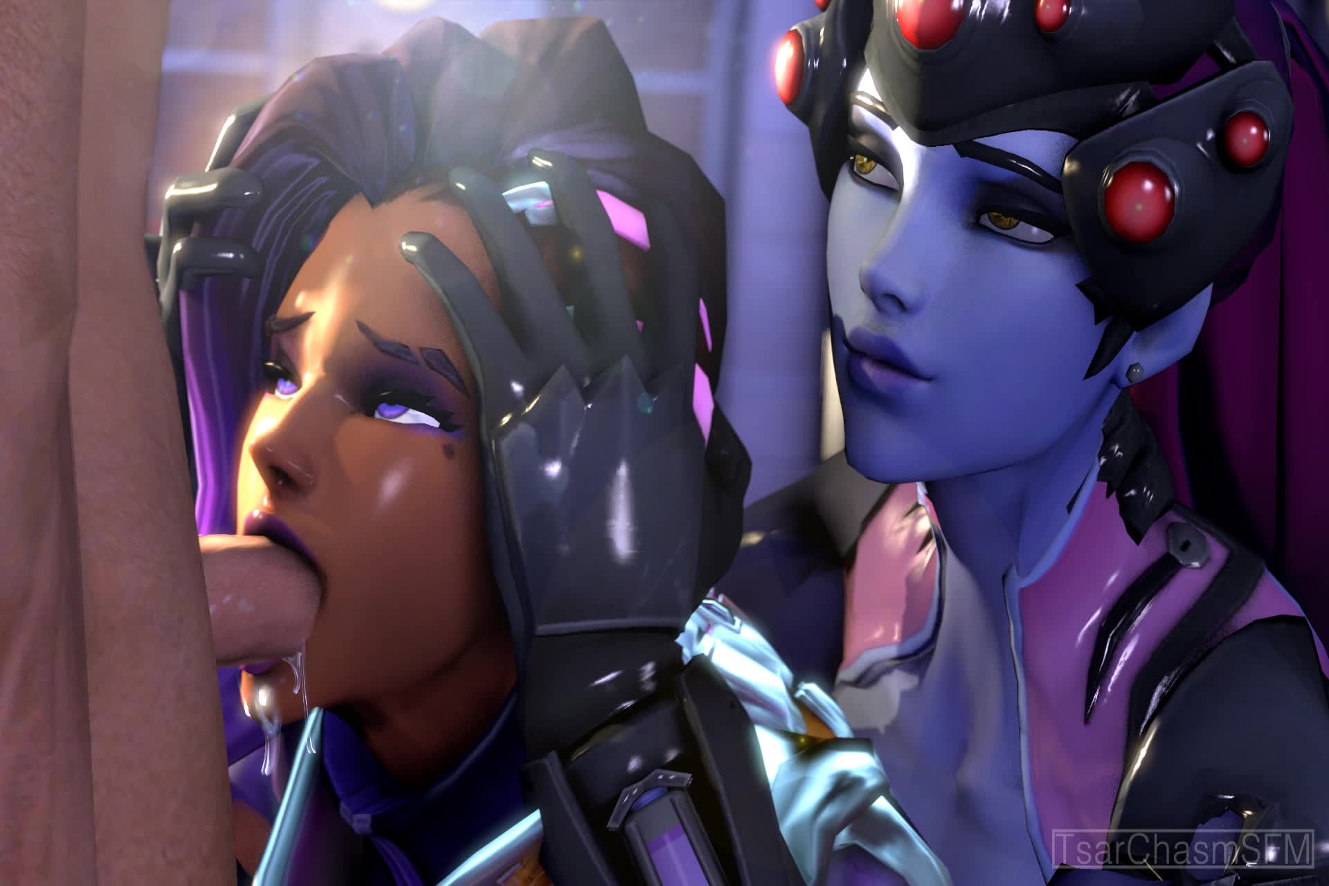 3D Animated Overwatch Sombra Source_Filmmaker Widowmaker tsarchasmsfm // 1920x1280 // 1.9MB // webm