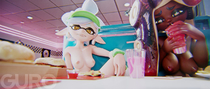 3D Blender Marie_(Splatoon) Octoling Splatoon gurobase marina_ida // 1280x540 // 109.7KB // jpg