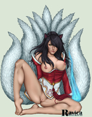 Ahri League_of_Legends Ravica // 900x1146 // 1.0MB // png