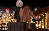 3D Android_2B Nier_Automata // 1600x1018 // 1.9MB // png