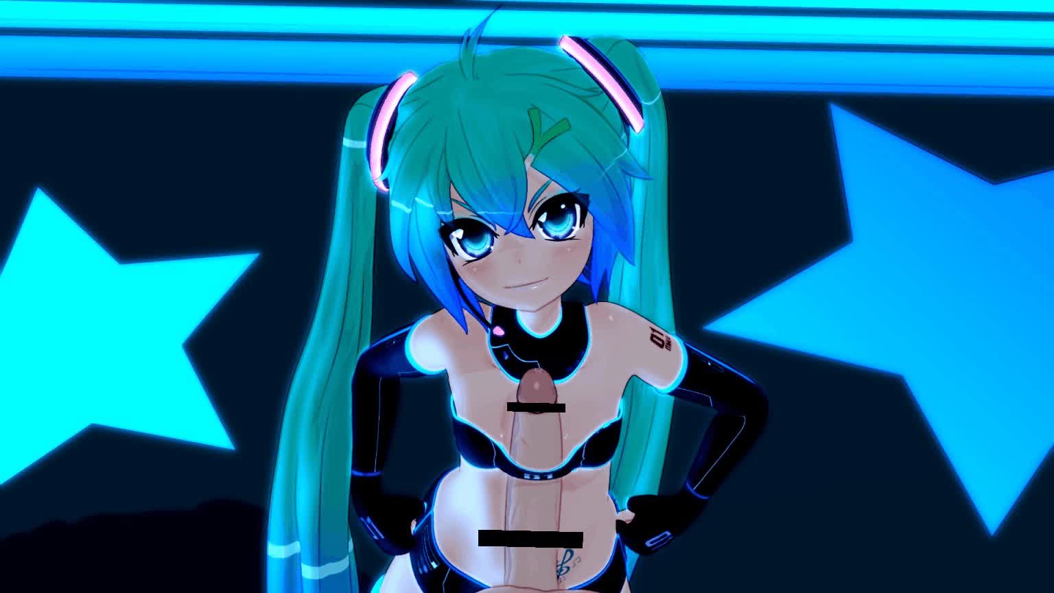 3D Animated Miku_Hatsune Vocaloid gs-mantis // 1536x864 // 693.0KB // webm