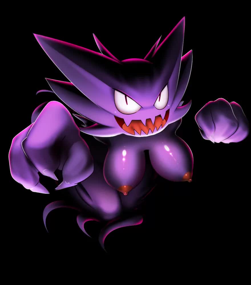 Animated Haunter_(Pokémon) Pokemon elPatrixF // 880x1000 // 216.1KB // webm