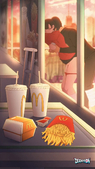 Animated Derpixon Girlfriend_(McDonald's) McDonald's Sound // 720x1280, 20.6s // 1.2MB // mp4