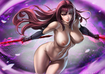 FateGrand_Order Lancer Scathach dandonfuga // 4940x3488 // 1.1MB // jpg