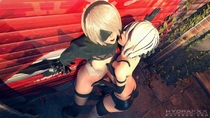 3D Android_2B Android_A2 Blender Nier Nier_Automata hydrafx // 1200x675 // 188.9KB // jpg