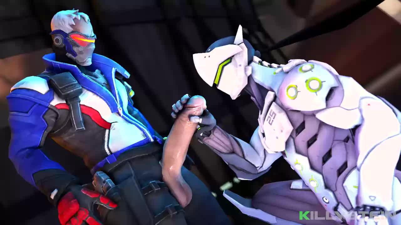 Animated Genji KillyStein Overwatch Soldier_76 Source_Filmmaker // 1280x720 // 822.7KB // webm