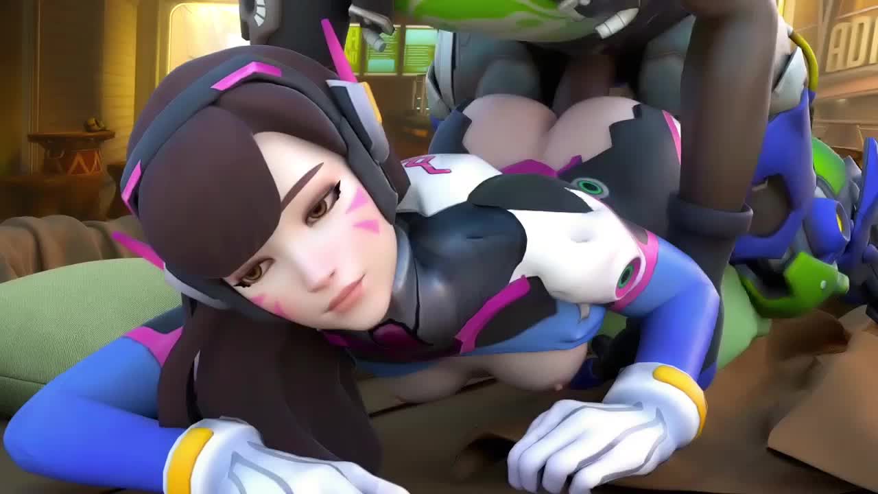 3D Animated Blender D.Va Lucio Overwatch arhoangel // 1280x720 // 2.9MB // webm