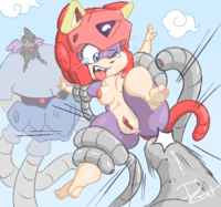 Polly_Esther Samurai_Pizza_Cats // 600x560 // 87.0KB // png