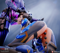 3D Blender Overwatch Tracer Widowmaker fireboxstudio // 1163x1018 // 685.2KB // jpg