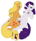 Applejack My_Little_Pony_Friendship_Is_Magic Rarity Scaitblue // 1280x1449 // 522.8KB // png