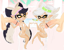 Callie_(Splatoon) Marie_(Splatoon) Splatoon // 1200x945 // 545.6KB // jpg