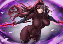 FateGrand_Order Lancer Scathach dandonfuga // 4940x3488 // 1.1MB // jpg