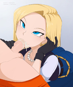 Android_18 Dragon_Ball_Z merunyaa // 850x1014 // 385.9KB // png