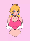 Animated Princess_Peach Rizdraws Super_Mario_Bros // 600x814 // 1.6MB // gif