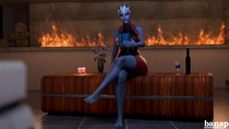 3D Asari Banap Blender Liara_T'Soni Mass_Effect // 3840x2160 // 2.1MB // jpg