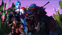 Jinx League_of_Legends Nidalee Source_Filmmaker // 2187x1257 // 1.2MB // jpg