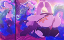 DimWitDog My_Little_Pony_Friendship_Is_Magic Princess_Celestia Princess_Luna // 4000x2561 // 8.9MB // png