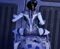 3D Animated Crossover Edi Mass_Effect R2-D2 Source_Filmmaker Star_Wars Trajan // 720x720 // 341.0KB // webm