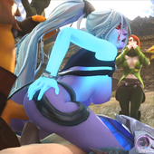 3D Animated DOTA_2 Drow_Ranger Sound sfmstudio // 1200x1200, 17s // 5.5MB // mp4