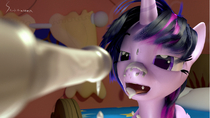 3D My_Little_Pony_Friendship_Is_Magic Twilight_Sparkle skunkfrakker // 1280x720 // 216.3KB // jpg