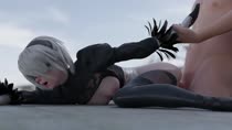 3D Android_2B Animated Blender Nier Nier_Automata Sound fatcat17 // 1920x1080 // 2.4MB // webm