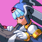 Animated Fairy_Leviathan Mega_Man_Zero // 180x180 // 120.3KB // gif