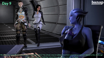 3D Asari Banap Blender Jack_(Subject_Zero) Liara_T'Soni Mass_Effect Miranda_Lawson // 3840x2160 // 2.9MB // jpg