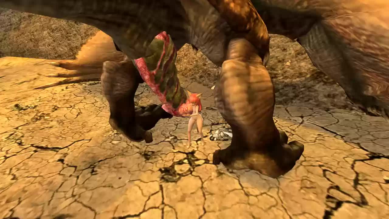 3D Animated Crossover Diablos Elin_(Tera_Online) Monster_Hunter Tera_Online coot27 // 1280x720 // 114.9KB // webm