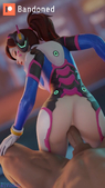 3D Animated Bandoned D.Va Overwatch Sound Volkor // 720x1280, 12.9s // 11.5MB // mp4