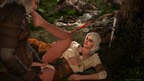 Ciri Geralt_of_Rivia Tacobusternsfw The_Witcher_3:_Wild_Hunt // 1920x1080 // 2.6MB // png